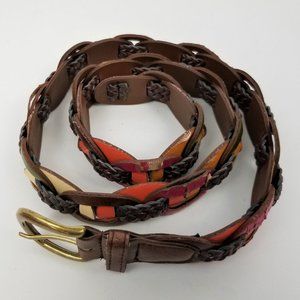 Fun Seventies Style Faux Leather Belt